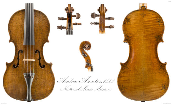 Luthier's Library Photos:  Violin by Andrea Amati, ca. 1560
